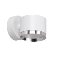 Светильник  настенный Feron HL4598  Barrel DUET 12W, 230V,GX53, белый + хром IP20