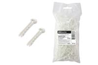 Дюбель-хомут для плоского кабеля 6-14мм белый (100шт) TDM