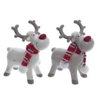 742791 Фигурка декоративная Олень  L12 7 W8 5 H15 см  2в.