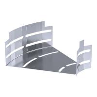 Угол горизонтальный изменяемый 0-45 градусов Стандарт INOX (AISI 316) 200х80 Промрукав