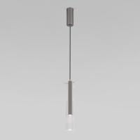 Подвесной светодиодный светильник со стеклянным плафоном 50254/1 LED графит