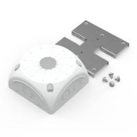 Коробка распределительная 60-0500-9003-П для видеокамер двухкомпонентная безгалогенная (HF) белая 100х100х50 с пластиной монтажной Промрукав