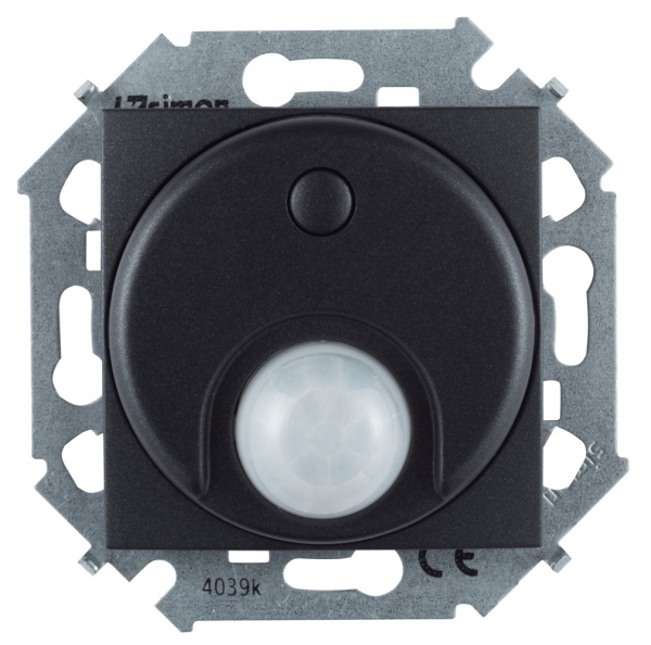 Выключатель с датчиком движения 500 Вт  230 В  винт.зажим  графит