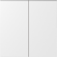 Клавиша для перекрёстного переключателя 2-я, матовый белый, серия S08