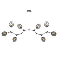 Люстра на штанге в стиле Лофт AM Group LOFT-8 BK