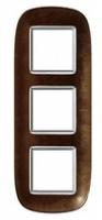 BT Axolute Кожа Кофе Рамка 2+2+2 мод эллипс