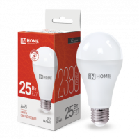 Лампа сд LED-A65-VC 25Вт 230В Е27 4000К 2380Лм IN HOME