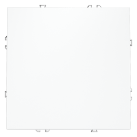 Выключатель встраиваемый VOLTUM S70 одноклавишный 10А, (белый матовый)