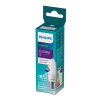 Лампочка светодиодная Philips ESS LEDCandle B35 6Вт 4000K Е27 / E27 свеча матовая нейтральный белый свет