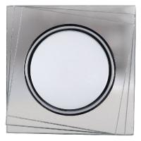 Светильник GCL-GX53-H38  Квадрат 3-х уровневый Зеркальный