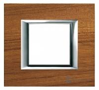 BT Axolute Тиковое дерево Рамка 2 мод прямоугольная