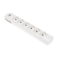 Колодка PREMIUM 6 гнезд, с/з, 2 USB, белый REXANT