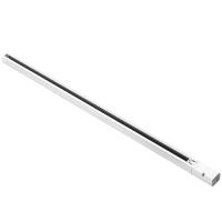 504016 Трек четырехконтактный трехфазный BARRA, длина 1м, БЕЛЫЙ (питание и заглушка в комплекте)