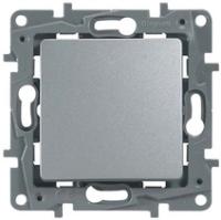 Legrand Etika Алюм Переключатель промежуточный 1-клавишный  винт. клеммы  10AX  250 В