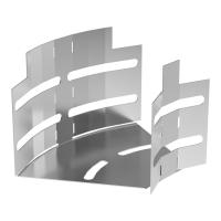 Угол горизонтальный изменяемый 0-45 градусов Стандарт INOX (AISI 304) 100х80 Промрукав