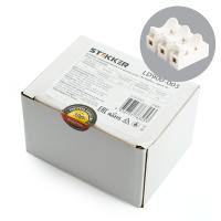 Клемма самозажимная 3-х контактная STEKKER, LD900-003