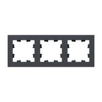 3 - местная рамка, графит, пластик Эпика EKF