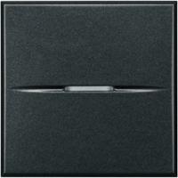 BT Axolute Антрацит Выключатель кнопочный 10А (1NC контакт) 2 мод 250 В~