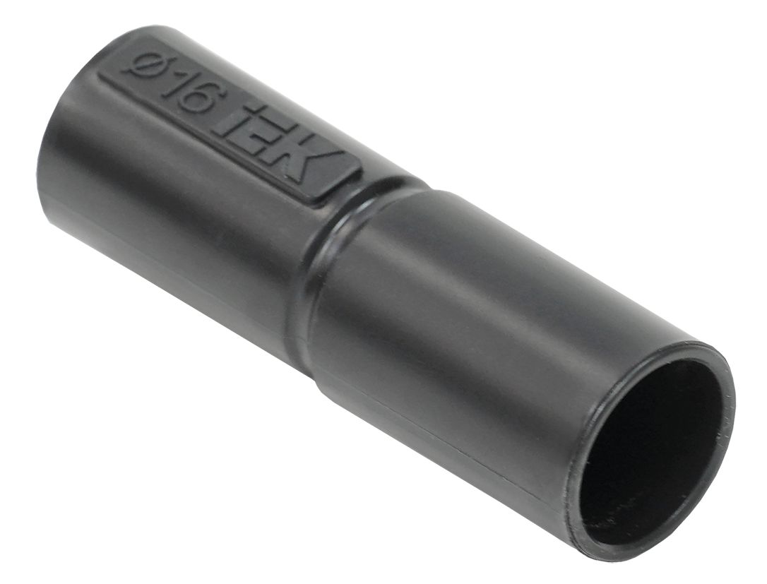 ELASTA Муфта труба-труба GI16G черная IEK