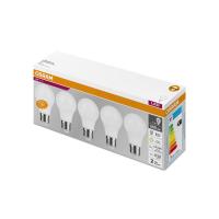 Лампочки светодиодные Osram Led Value Classic A60 7Вт 3000К Е27 / E27 груша матовая теплый белый свет набор 5 штук