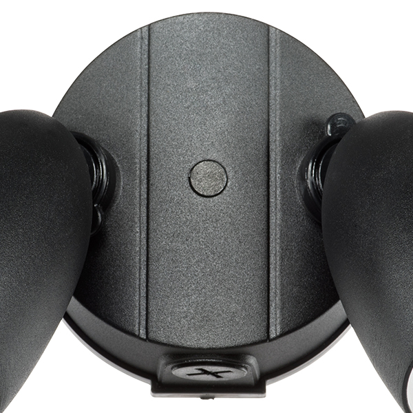 374237 Светильник DIVA LED 2*5W 450LM 60G ЧЕРНЫЙ 3000K IP54