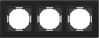 Рамка 3-я, Natural чёрное стекло, серия A07