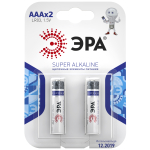 Батарейки ЭРА LR03-2BL SUPER Alkaline (60/480/19200)
