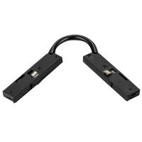 506157 Соединитель трековый однофазный 24V регулируемый гибкий LINEA ЧЕРНЫЙ