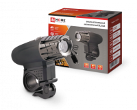 Фонарь вело аккум BL 03А 3W LED 300Lm 4 режима с з/у 220В ЧЕРНЫЙ IN HOME