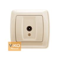 90562010 Розетка ТВ оконечная крем VIKO Carmen