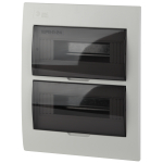 BOXF24  Корпус пластиковый встраиваемый ЭРА SIMPLE ЩРВ-П-24 IP41 прозрачная крышка белый