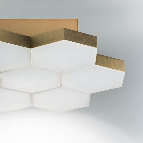 750071 Люстра потол FAVO LED-35W 1680LM Satin Gold 3000K