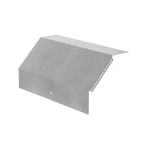 Крышка угла вертикального внешнего 90 градусов Профи INOX (AISI 304) 600х100 (1,0 мм) Промрукав