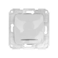 DEA Выключатель 1кл (инд) с/у 10А мех. Бел KRANZ 