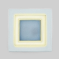 S350/12+4 белый/теплый (3 режима) квадратный без стекла (D180/A150)