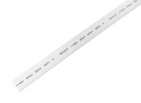 Трубка термоусаживаемая ТУТ нг 12,0/6,0мм, белая, упаковка 50 шт. по 1м REXANT