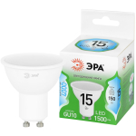 LED MR16-15W-840-GU10 GL  Лампа светодиодная ЭРА GREEN LINE LED MR16-15W-840-GU10 GL 15Вт софит яркий белый свет GU10
