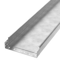 Лоток неперфорированный Профи INOX (AISI 304) 300х80x6000 (1,5 мм) (12 м/уп) Промрукав