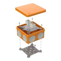 Коробка огнестойкая для о/п двухкомпонентная 60-0300-FR6.0-4 Е15-Е120 RAL2004 100х100х50 (14 шт/кор) Промрукав