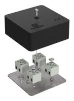 Коробка огнестойкая для кабель-канала 40-0450-FR2.5-8 Е15-Е120 RAL9005 75х75х30 (87 шт/кор) Промрукав