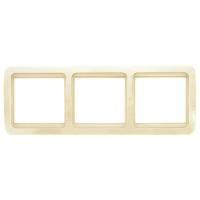 Лондон Рамка 3-местная горизонтальная бежевая EKF