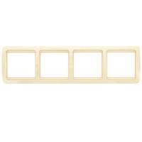 Лондон Рамка 4-местная горизонтальная бежевая EKF
