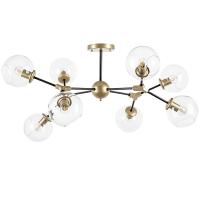 785083 Люстра BETA 8x40W E27 ЗОЛОТО/ЧЕРНЫЙ