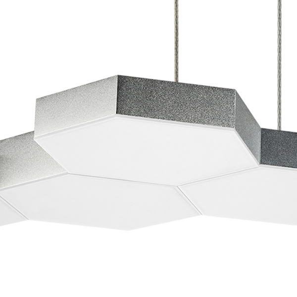 750262 Люстра подвесная FAVO LED-80W 3840LM Silver 3000K