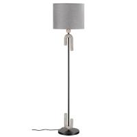 5410/1FA MODERN ODL_EX24 169 черный матов./бежевый/серый/металл/полирезин/ткань Торшер E27 1*60W BAGEL