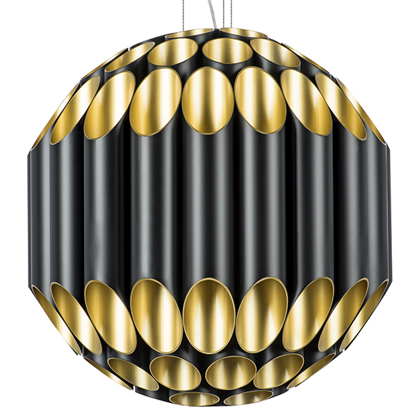 720807 Люстра SIENA 80х40W G9 ЧЕРНЫЙ/ЗОЛОТО