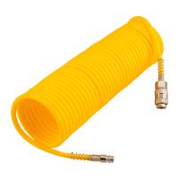 Шланг спиральный для компрессора, с быстросъемным соединением, 10м KRANZ