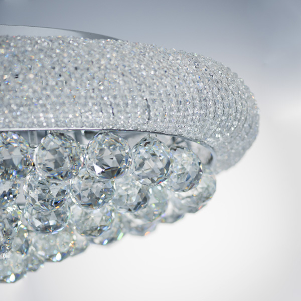 704214 Люстра потолочная MONILE 21х40W E14 ХРОМ