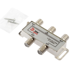 DS-F-03  Делитель ТВ ЭРА SIMPLE DS-F-03 4 ответвления под F разъём 5-1000 МГц упаковка 1 шт
