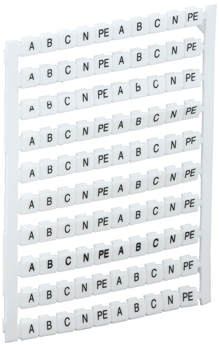 Маркеры для КВИ-4/16мм2 с символами "A, B, C, N, PE" IEK